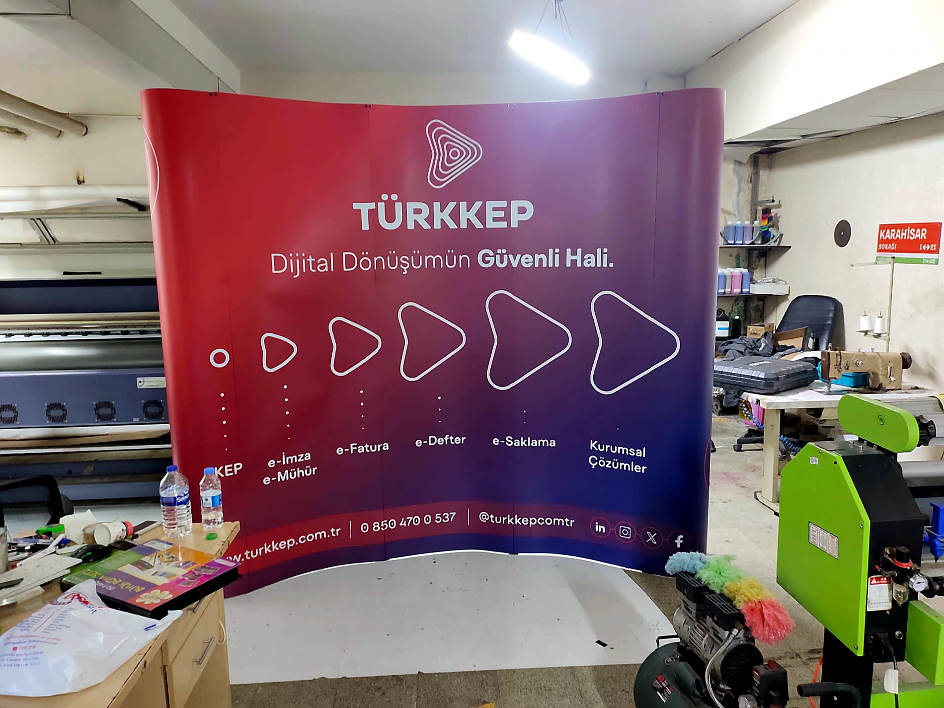 3x1 Oval Örümcek Stand